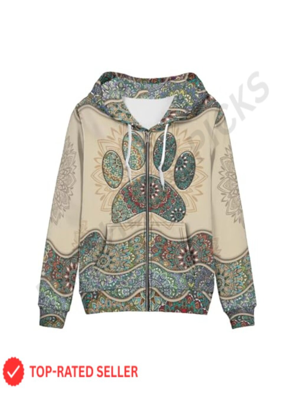 Women Y2K Graphic Print Zip Up Hoodie Loose Fit Long Sleeve Sweatshirt